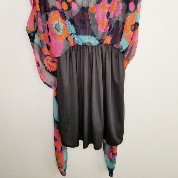 Fire Los Angeles Floral Fit and Flare Mini Dress - Picture 7 of 11